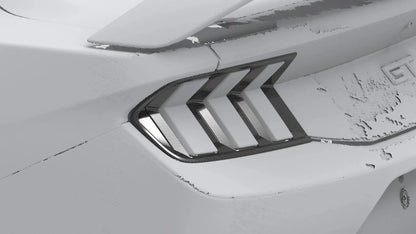 NYTOP 2024-Current Ford Mustang Dry Carbon Taillight Cover by NYTOP