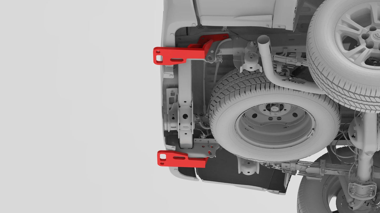NYTOP 2016-2023 Toyota Tacoma Rear Recovery Points