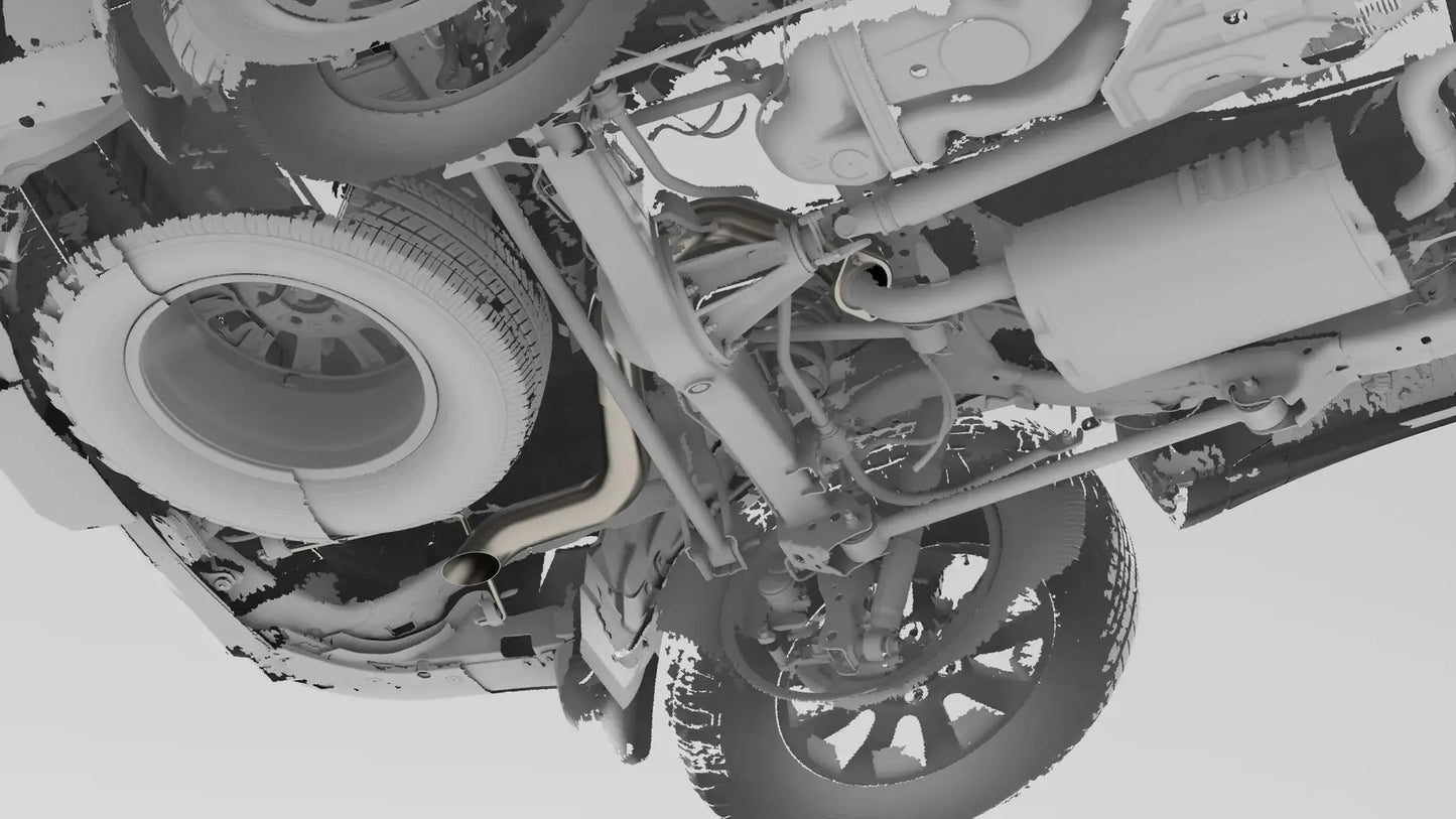 NYTOP 2024-Current Lexus GX550/Toyota Land Cruiser Titanium Axle Dump Exhaust by NYTOP