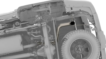 NYTOP 2024-Current Lexus GX550/Toyota Land Cruiser Titanium Axle Dump Exhaust by NYTOP