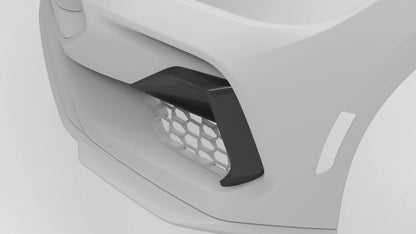 NYTOP 2024-Current Ford Mustang GT Dry Carbon Side Grille Trim Cover