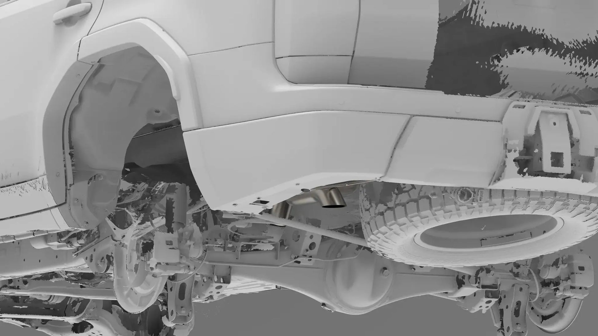 NYTOP 2024-Current Lexus GX550/Toyota Land Cruiser Titanium Axle Dump Exhaust by NYTOP