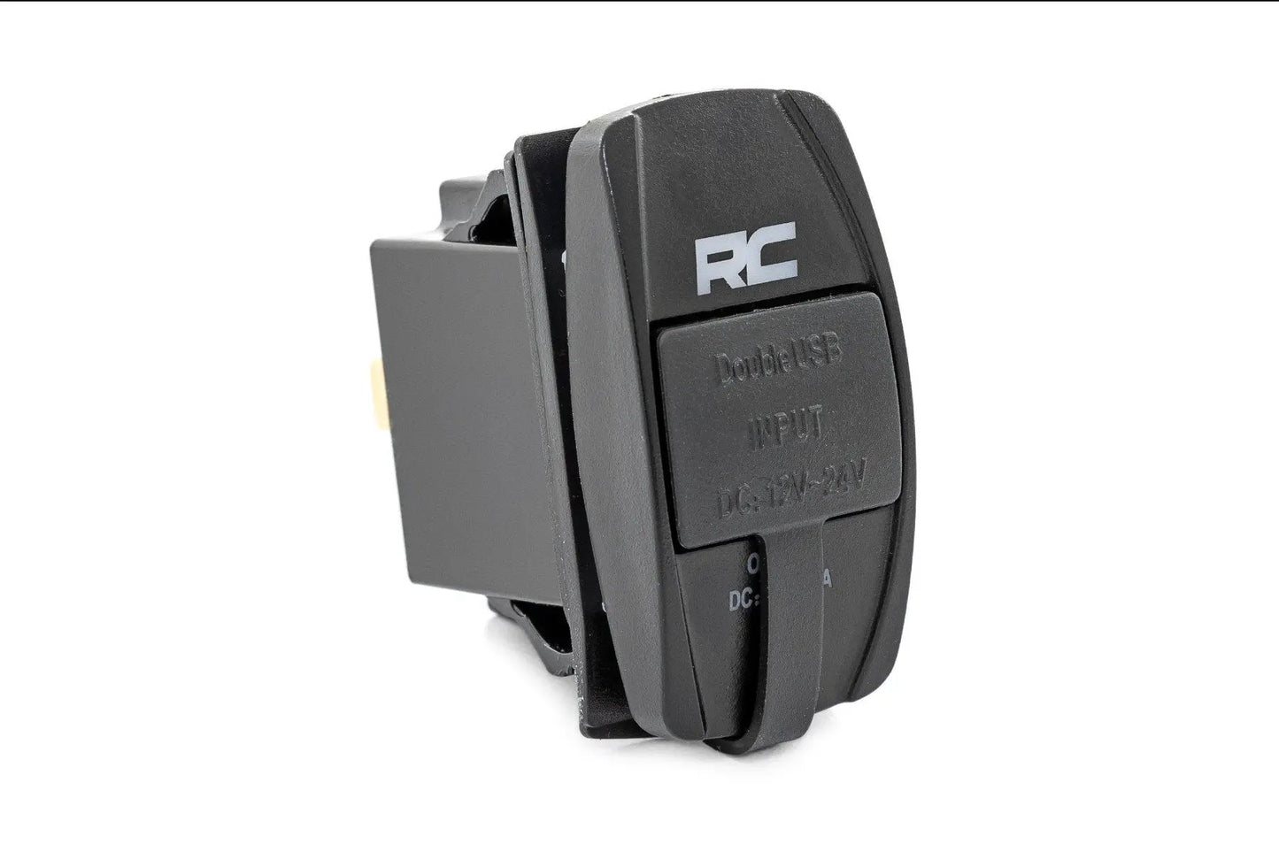 Rough Country USB Switch Insert | 2x1 with Logo | Blue Back Light by Rough Country