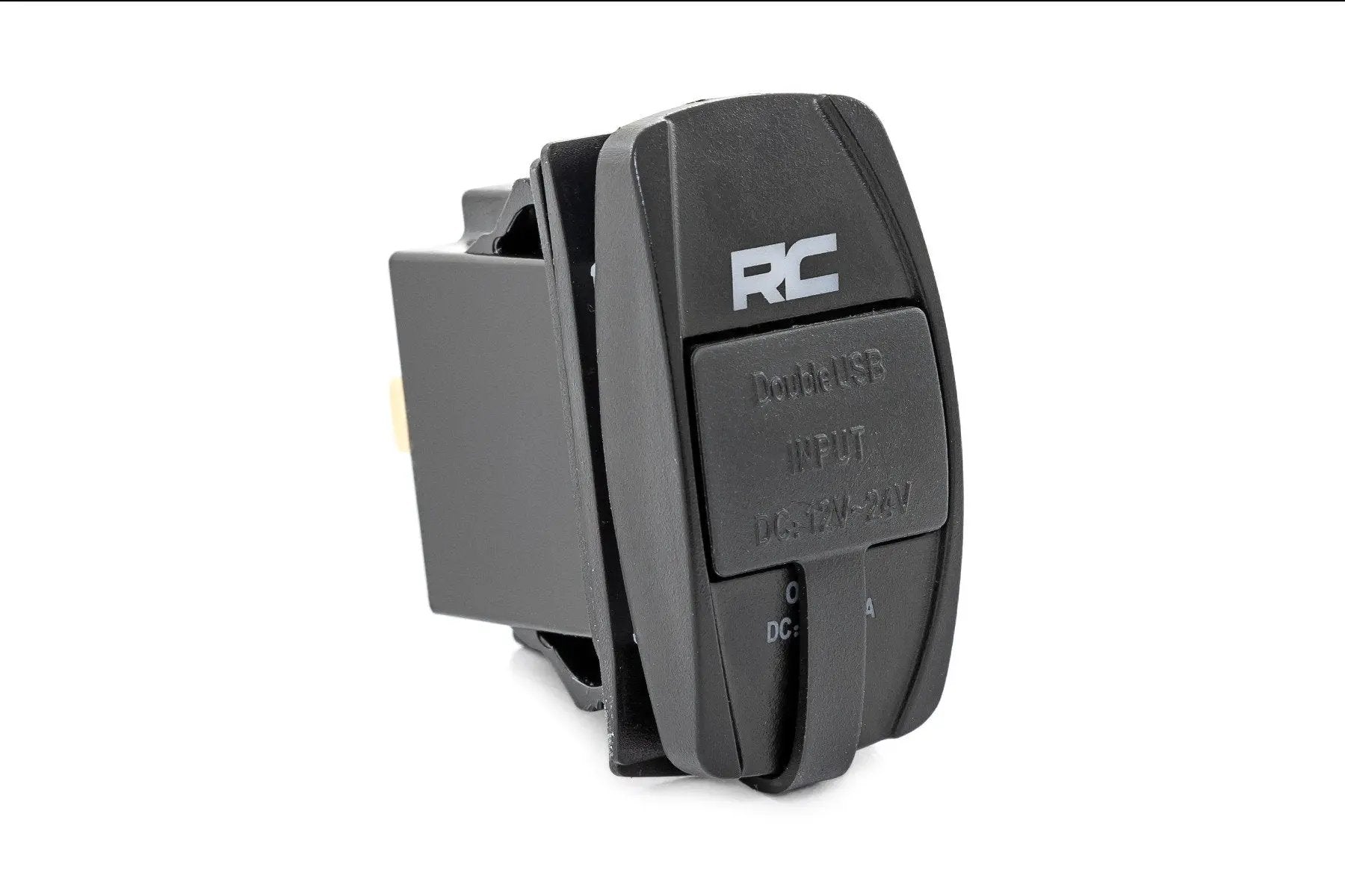 Rough Country USB Switch Insert | 2x1 with Logo | Blue Back Light by Rough Country