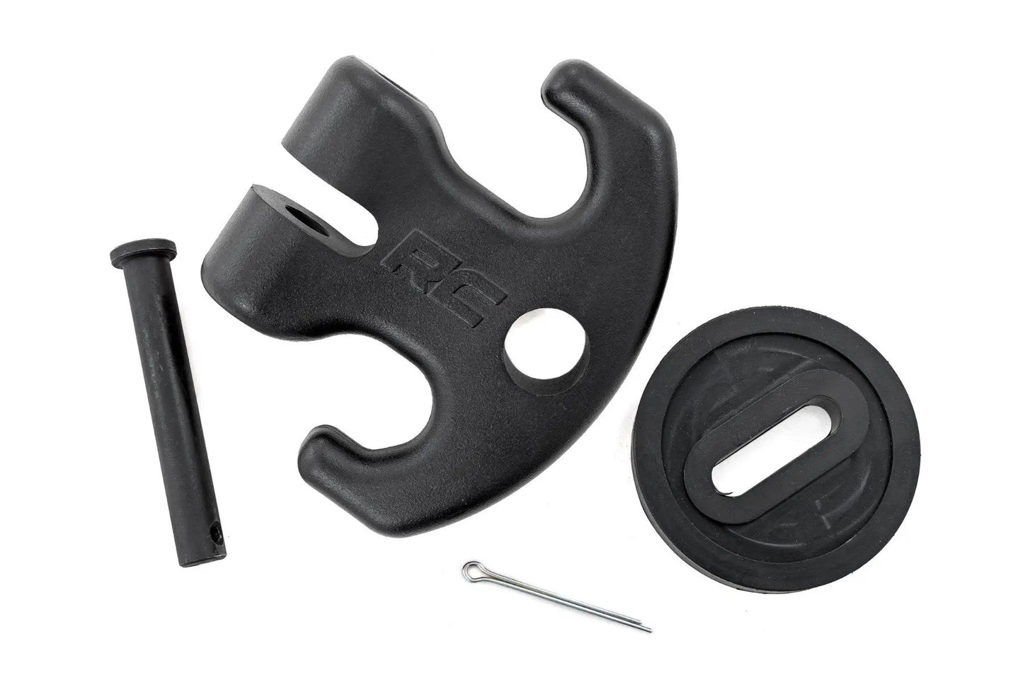 Rough Country Multi-Function Winch Cleat | Black by Rough Country