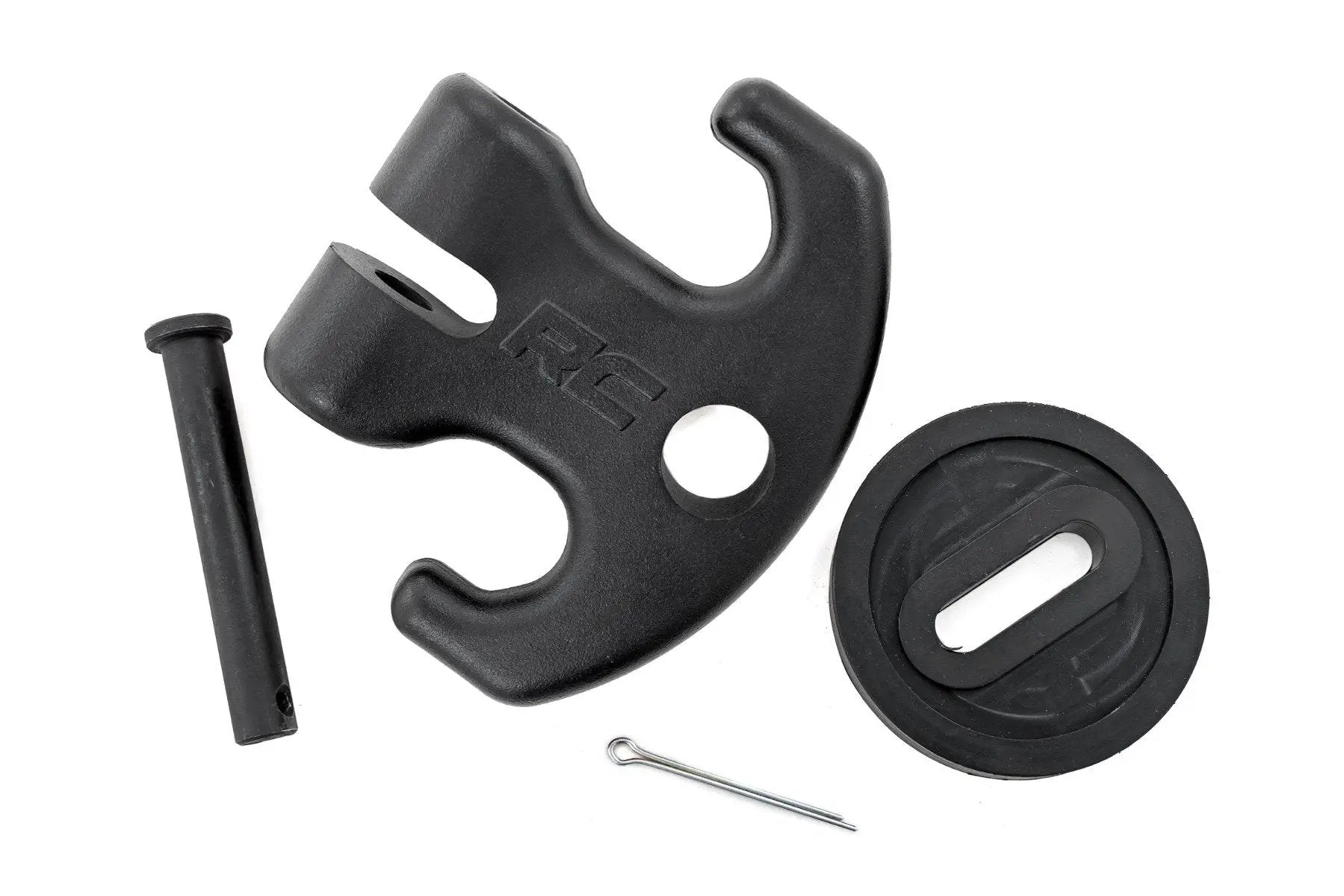 Rough Country Multi-Function Winch Cleat | Black by Rough Country