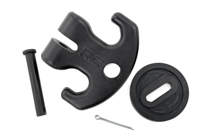 Rough Country Multi-Function Winch Cleat | Black by Rough Country
