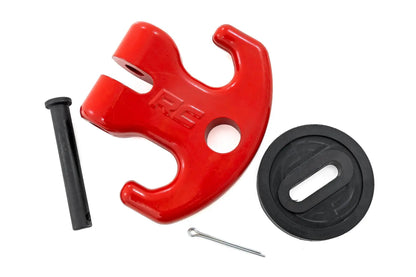 Rough Country UTV Multi-Function Winch Cleat | Red by Rough Country