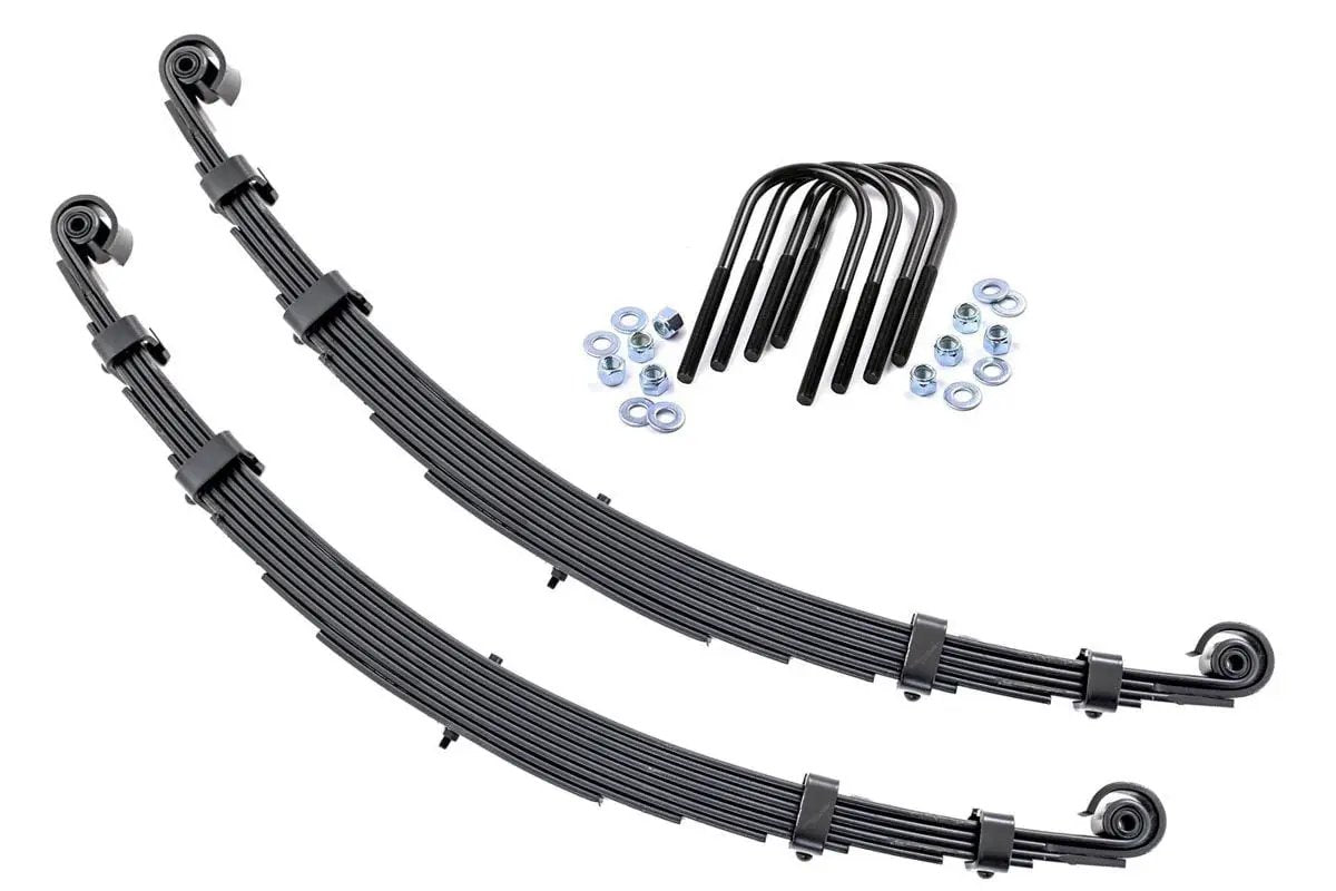 Rough Country Front Leaf Springs | 2.5" Lift | Pair | Jeep CJ5/CJ7 5 4WD (1955-1975) by Rough Country