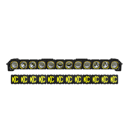 KC HiLiTES The KC FLEX ERA(R) LED Light Bar has a flexible design, combo/spot lenses included, high-output and amber backlight power modes, and KC's legendary quality.