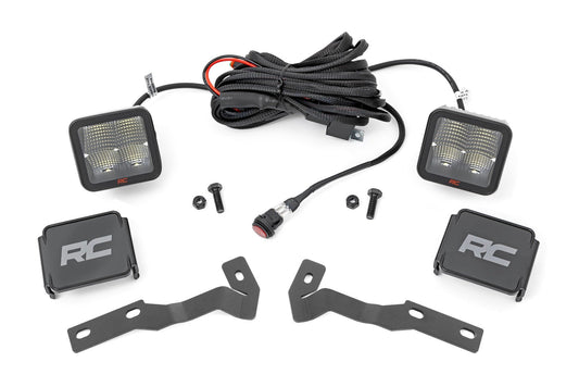 Kit de luces LED | Montaje en zanja | Par Spectrum de 2" | Spot | Toyota Tacoma (16-23)