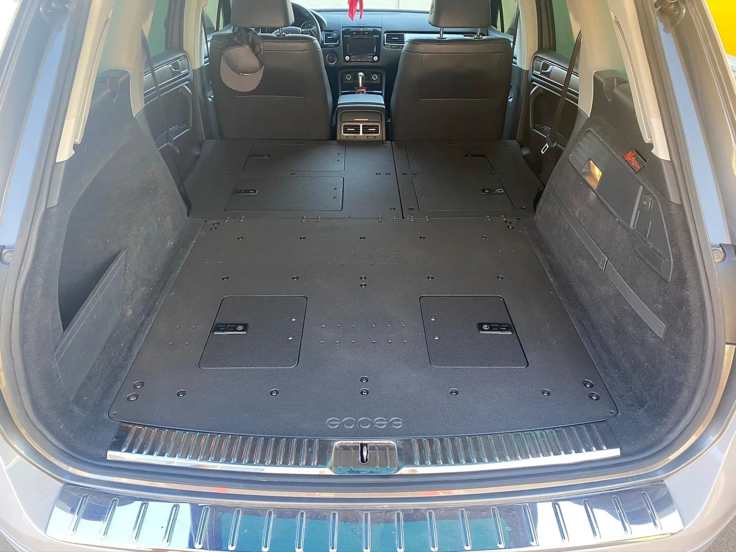 Volkswagen Touareg 2011-2017 2nd Gen. - Second Row Seat Delete Plate System by Goose Gear