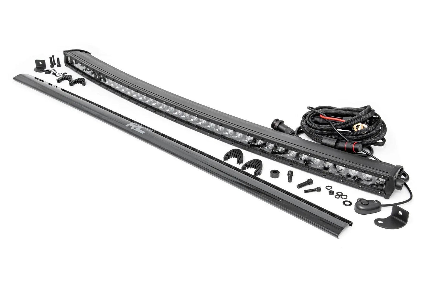 Rough Country 40 Inch Black Series LED Light Bar | Curved | Single Row by Rough Country