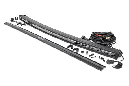Rough Country 40 Inch Black Series LED Light Bar | Curved | Single Row by Rough Country