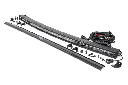 Rough Country 40 Inch Black Series LED Light Bar | Curved | Single Row