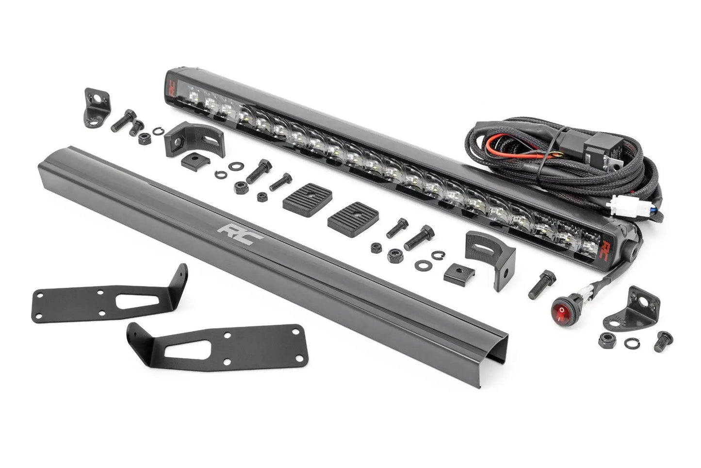 Rough Country LED Light Kit | Bumper Mount | 20" Spectrum Single Row | Ram 2500/3500 (10-18) by Rough Country