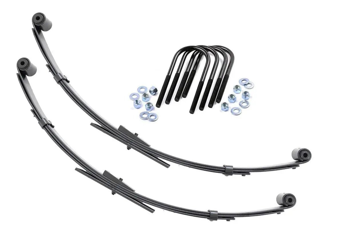 Rough Country Rear Leaf Springs | 2.5" Lift | Pair | Jeep Wrangler YJ 4WD (1987-1995) by Rough Country