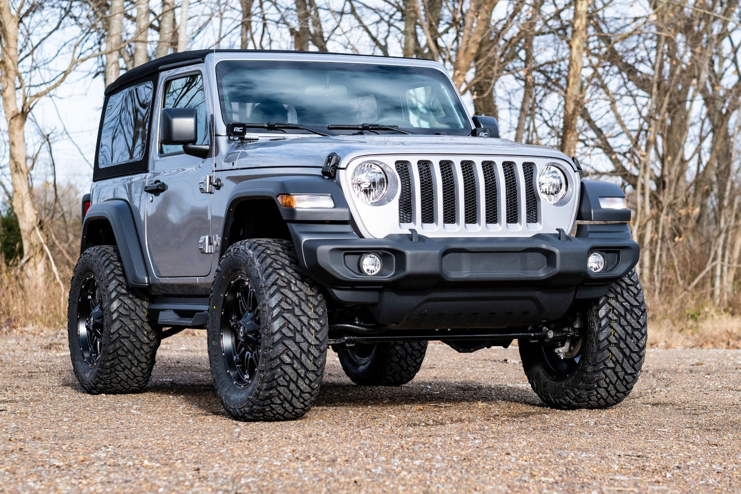 Rough Country 3.5 Inch Lift Kit | Adj LCA | FR D/S | Jeep Wrangler JL 4WD (2024-2026)