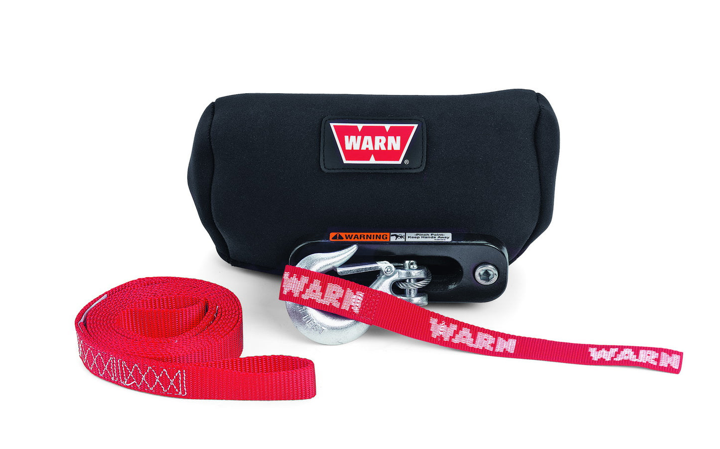 Warn Vinyl Cover For Use with 16.5ti; M15000 and M12000 Winches; Nylon-Backed Vinyl