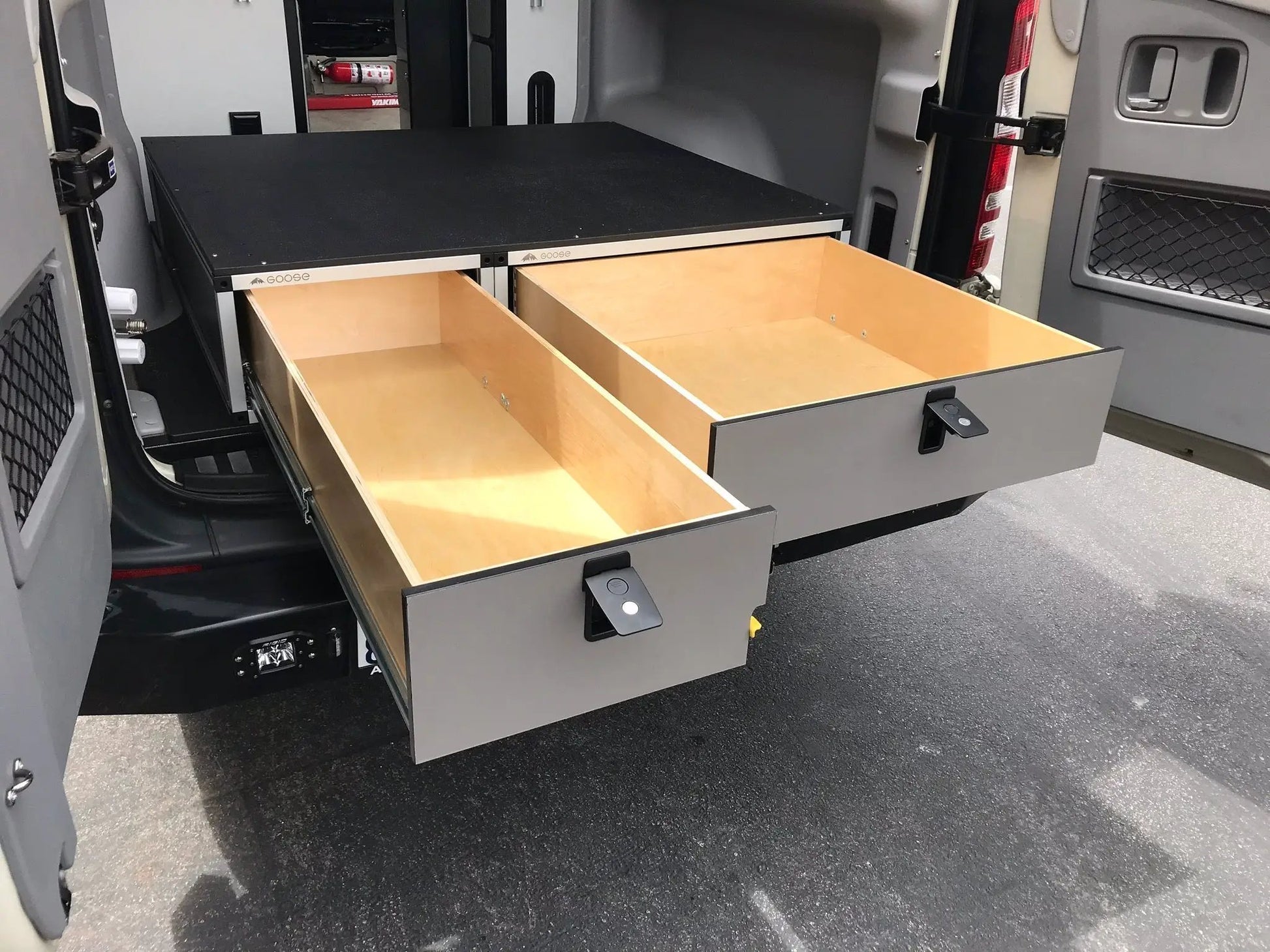 Winnebago Revel 2017-2020 - Side x Side Base Drawer System by Goose Gear