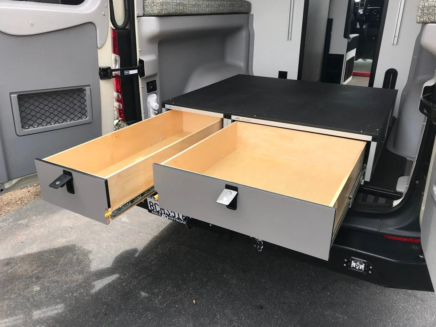 Winnebago Revel 2017-2020 - Side x Side Base Drawer System by Goose Gear