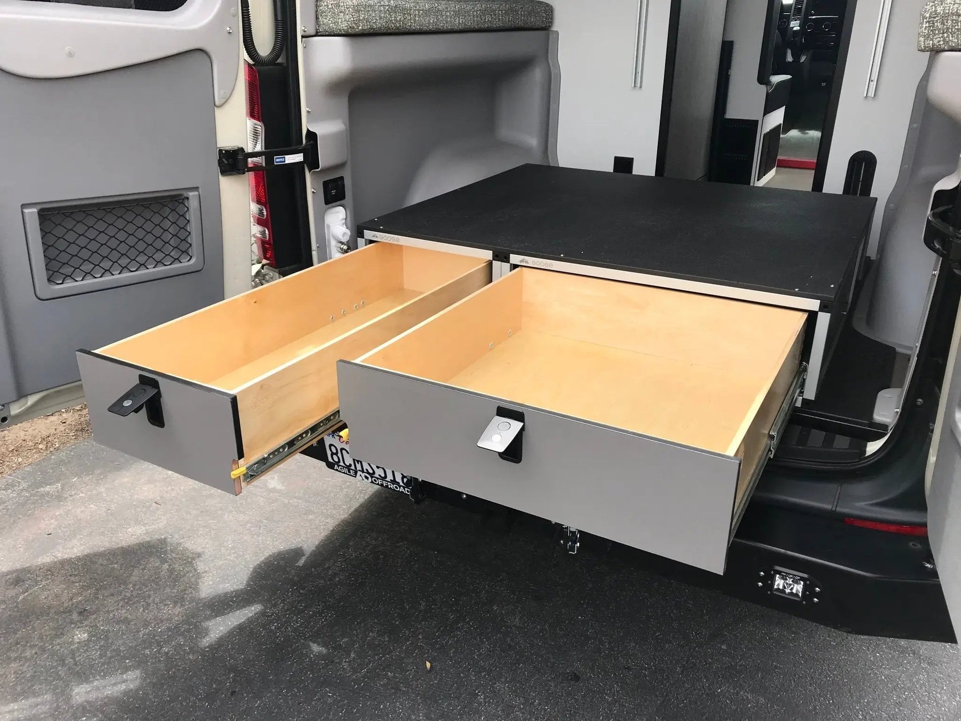 Winnebago Revel 2017-2020 - Side x Side Base Drawer System by Goose Gear