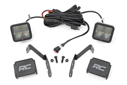 Rough Country LED Light Kit | Ditch | 2" Spectrum Pair | Spot | Chevy 1500 & Chevy/GMC 2500HD/3500HD (07-14) by Rough Country