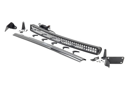 Rough Country LED Light Kit | Bumper Mount | 40" Black Dual Row | Ram 2500/3500 4WD (11-18) by Rough Country