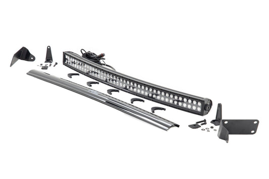 Kit de luces LED | Montaje en parachoques | Fila doble negra de 40" | Ram 2500/3500 4x4 (11-18)