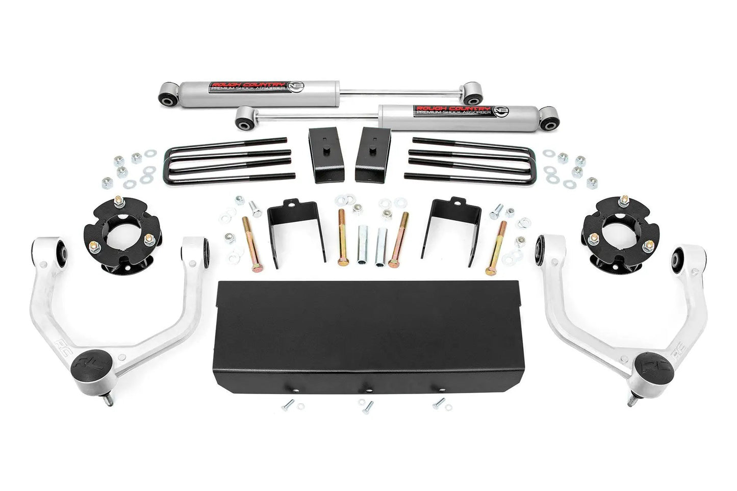 Rough Country 3 Inch Lift Kit | N3 Shocks | Nissan Titan XD 2WD/4WD (2016-2024) by Rough Country