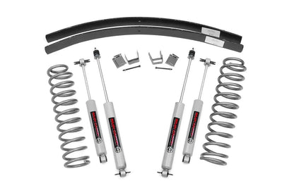 Rough Country 3 Inch Lift Kit | Rear AAL | Jeep Cherokee XJ 2WD/4WD (1984-2001) by Rough Country