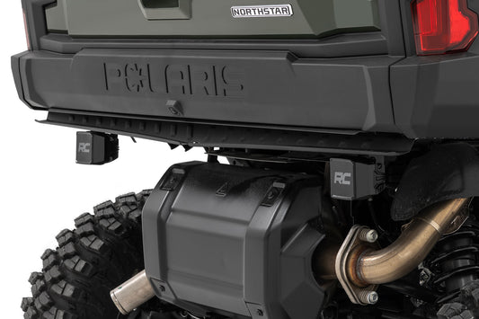 Rough Country LED Light | Under Bed Mount | 2" Black Pair | Flood | Polaris XPEDITION ADV 5
