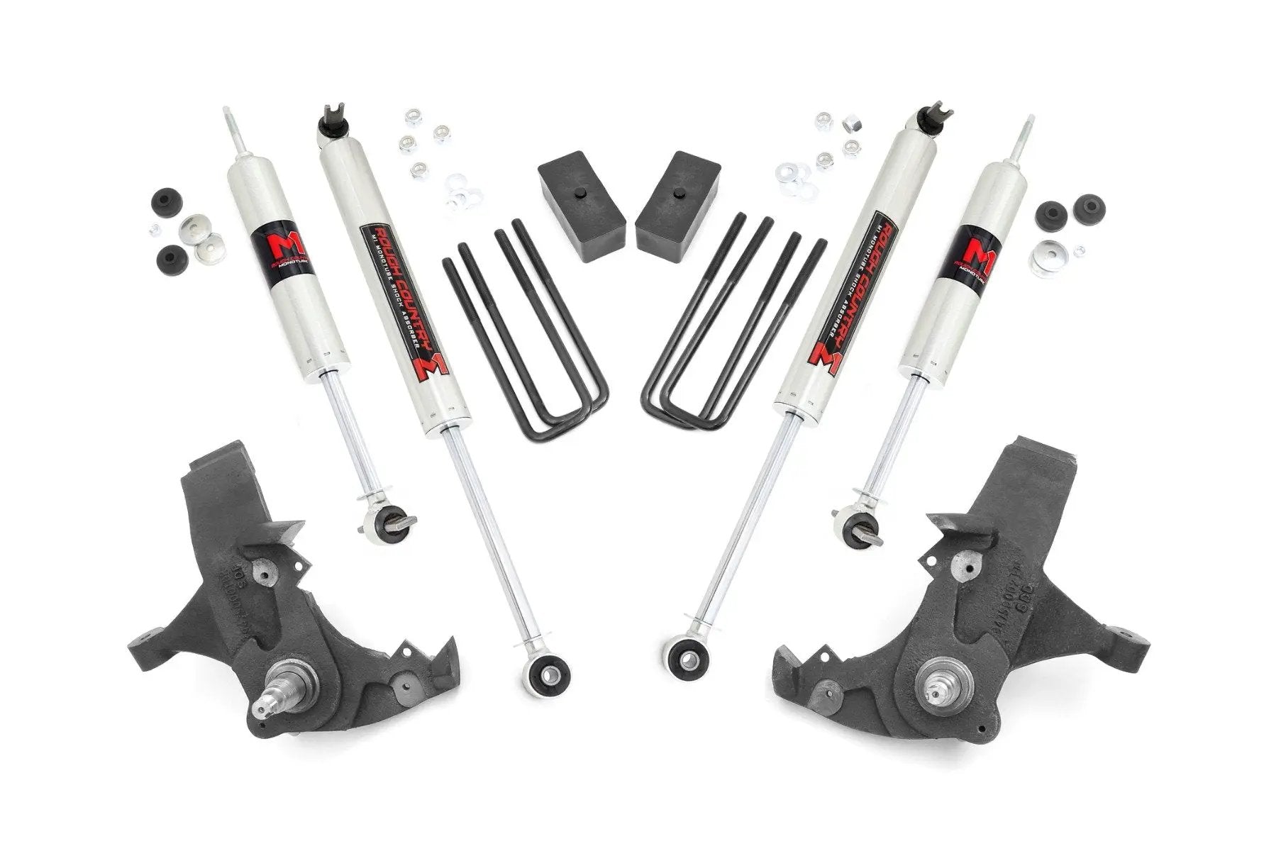 Rough Country 4 Inch Lift Kit | M1 | Chevy C1500/K1500 Pickup Extended Ca/Half-Ton SUV (88-99) by Rough Country