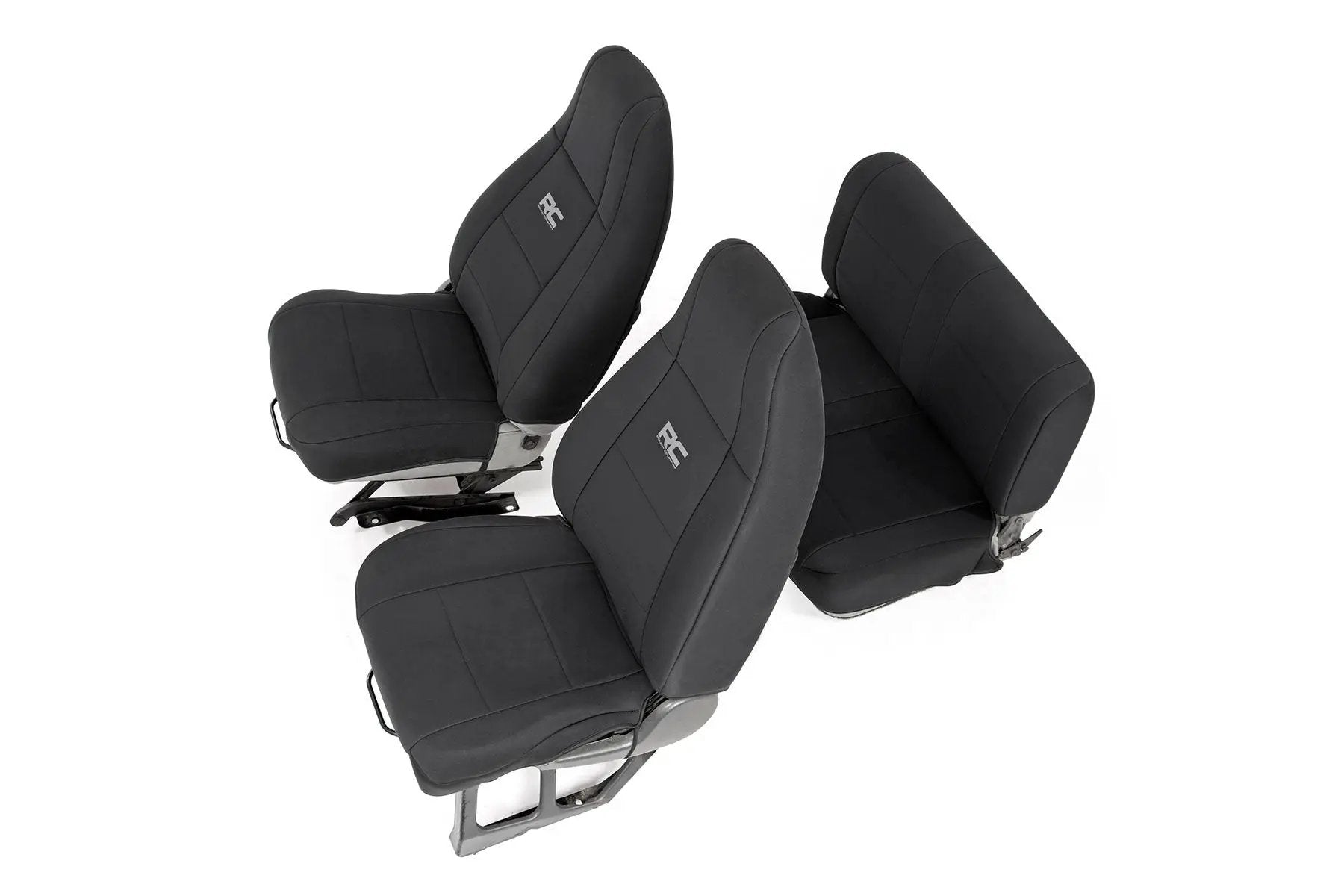 Rough Country Seat Covers | Front and Rear | Jeep Wrangler YJ 4WD (1991-1995) by Rough Country