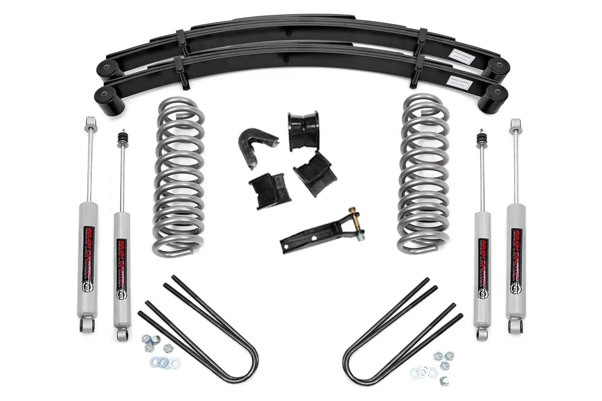 Rough Country 2.5 Inch Lift Kit | Rear Springs | Ford F-100/F-150 4WD (1977-1979) by Rough Country