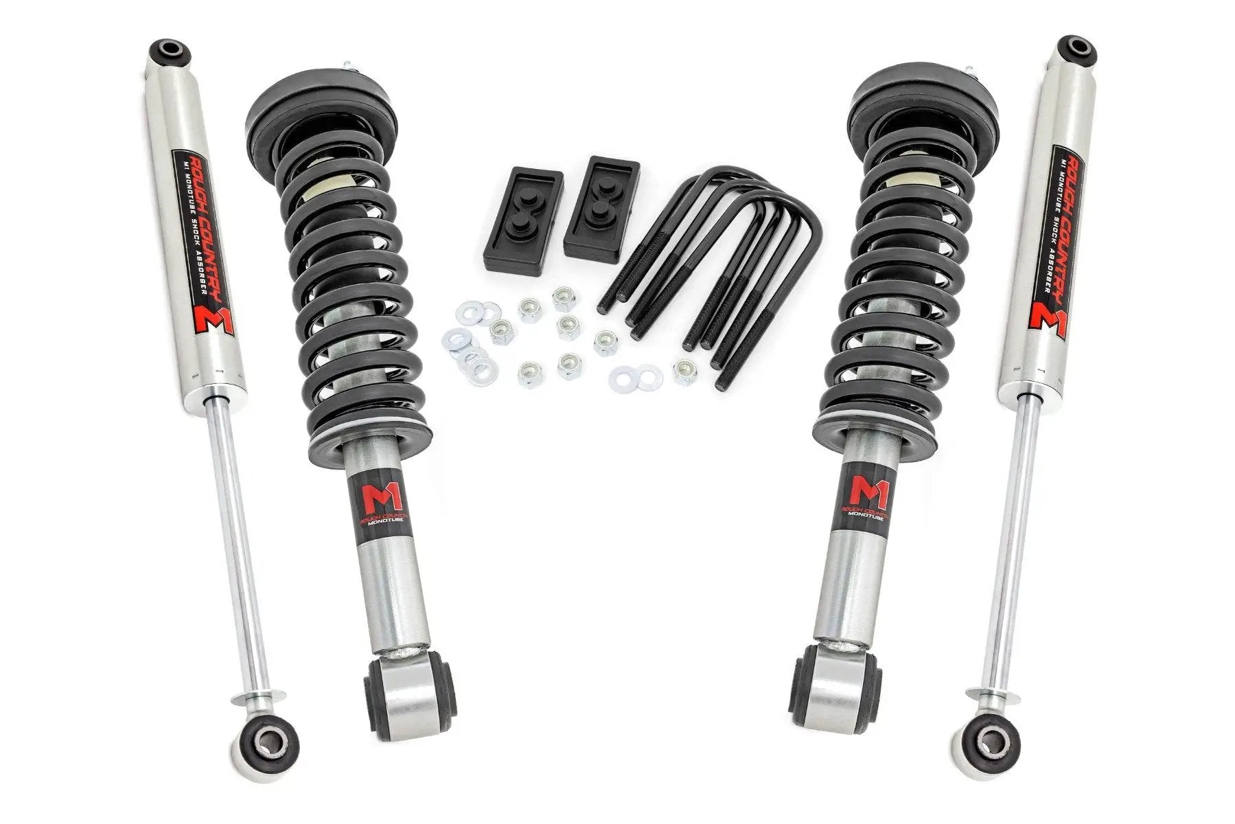 Rough Country 2 Inch Lift Kit | M1 Struts/M1 | Ford F-150 4WD (2009-2013) by Rough Country