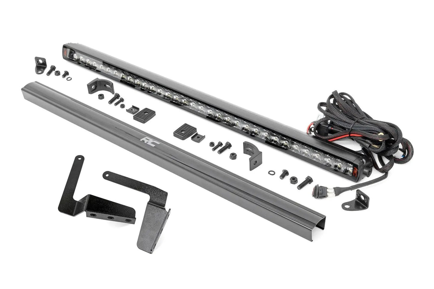 Rough Country LED Light Kit | Bumper Mount | 30" Spectrum Single Row | Toyota Tundra (14-21) by Rough Country