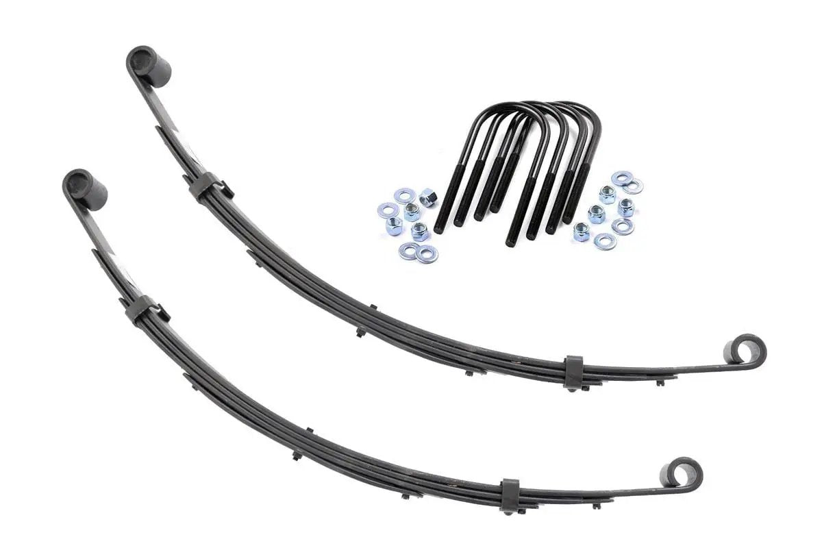 Rough Country Front Leaf Springs | 3" Lift | Pair | Jeep Grand Wagoneer/J10 Truck/J20 Truck/Wagoneer 4WD by Rough Country