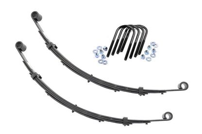 Rough Country Front Leaf Springs | 3" Lift | Pair | Jeep Grand Wagoneer/J10 Truck/J20 Truck/Wagoneer 4WD by Rough Country
