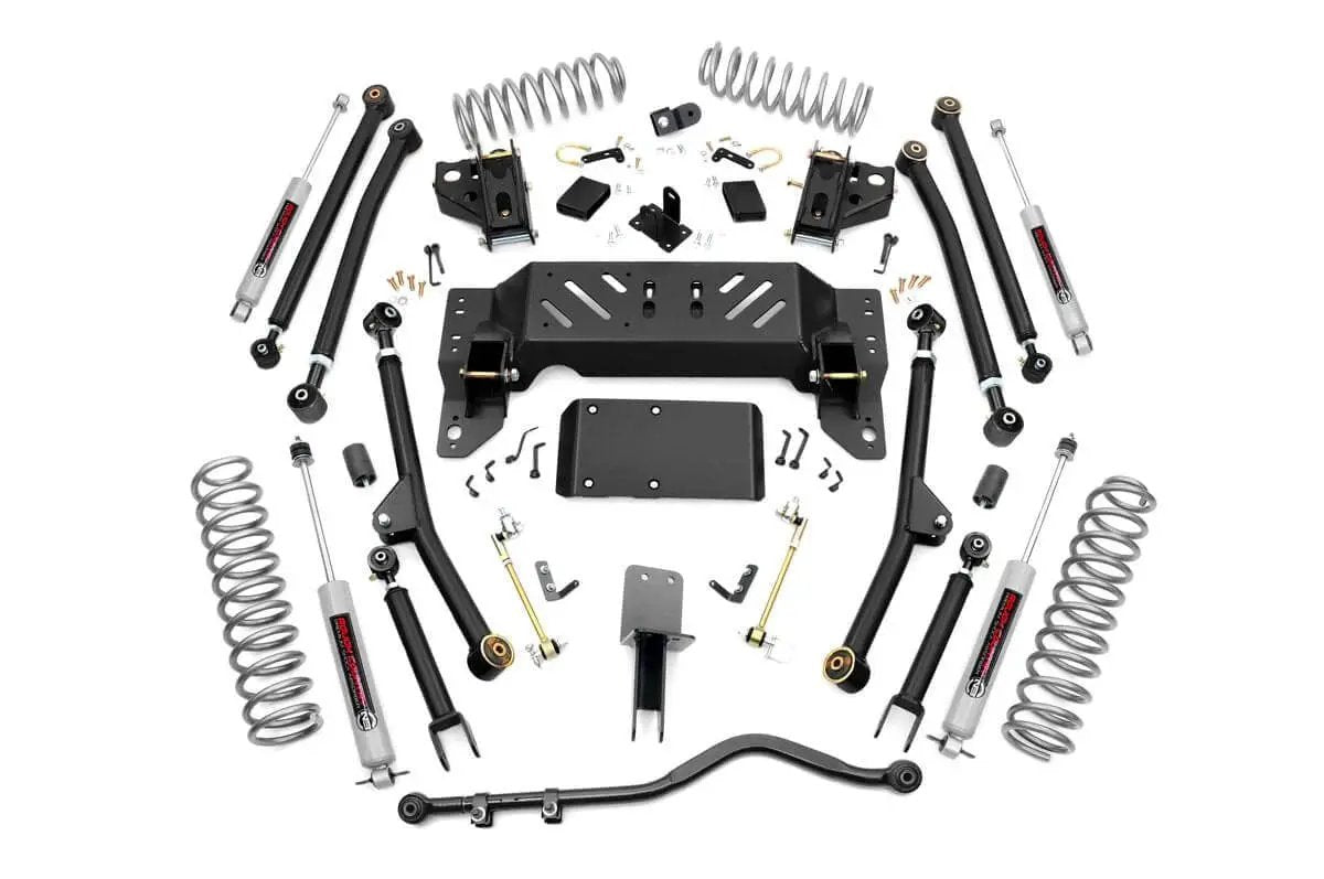 Rough Country 4 Inch Lift Kit | Long Arm | Jeep Grand Cherokee ZJ 4WD (1993-1998) by Rough Country