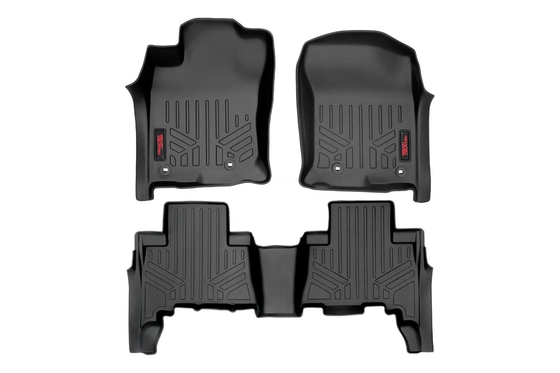 Rough Country Floor Mats | Front and Rear | Toyota 4Runner 2WD/4WD (2013-2024) by Rough Country